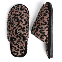 Winter Luxury Soft Leopard House Shoes
