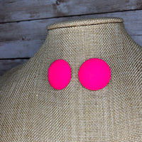 Edna Rose Earrings- Neon