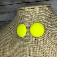 Edna Rose Earrings- Neon