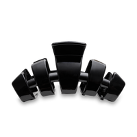 Jet Black Teleties Hair Clips