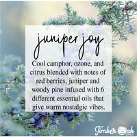 JUNIPER JOY | 6oz Large Melt | CHRISTMAS | 100% Pure Soy