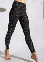 Leopard Foil Printed Leggings