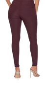 Plum Mid-Rise Hyper Stretch Skinny Jeans