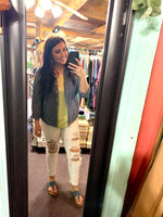 Bella Super High Rise White Skinny Jeans