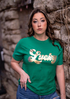Lucky Gold Foil Graphic Tee
