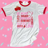 Be Mine Ringer Graphic Tee