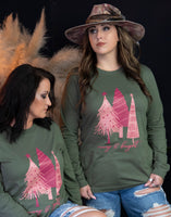 Merry And Bright Long Sleeve Graphic Tee