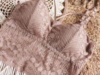 Luna Lace Bralette- Crepe