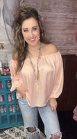 Chasing Fame off The Shoulder Top