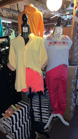 Sunny Button Top