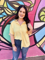 Sunny Button Top
