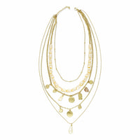 Orange Pearl Necklace