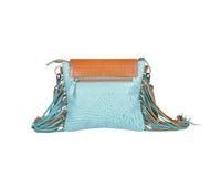 Blue Wings Hand Tolled Bag
