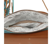 Blue Wings Hand Tolled Bag