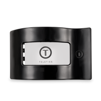 Flat Rectangle Hair Clip | Large | Jet Black
