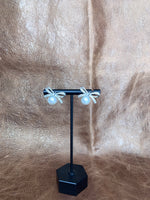 Silver Luxe Pearl Bows
