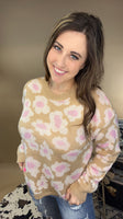 All The Love Flower Print Sweater
