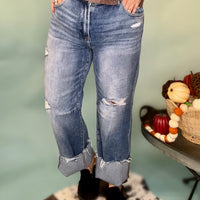 Collins Mid-Rise Baggy Jeans