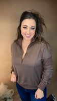 The Cocoa Half-Zip Pullover
