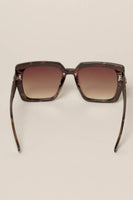 Tinted Lenses Square Sunglasses for Women: 12 ASSORTED COLOR / One Size
