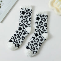 Leopard Patterned Winter Socks
