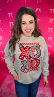 XOXO Bows Graphic Sweatshirt
