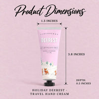 Deerest Stocking Stuffer Holiday Travel Hand Cream
