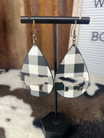 Buffalo Check Cattle Tear Drops
