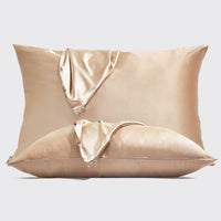 Holiday Standard Pillowcase 2pc - Champagne
