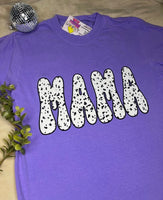 Mama Dalmatian Print Graphic Tee
