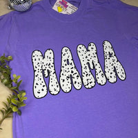 Mama Dalmatian Print Graphic Tee