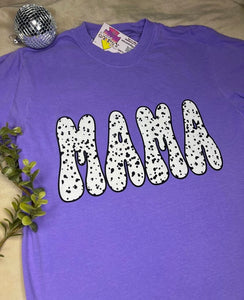 Mama Dalmatian Print Graphic Tee