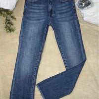 The Roman Mid Rise Straight Jeans