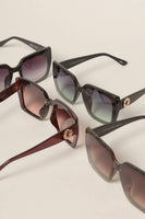 Tinted Lenses Square Sunglasses for Women: 12 ASSORTED COLOR / One Size
