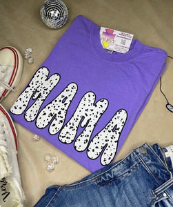 Mama Dalmatian Print Graphic Tee