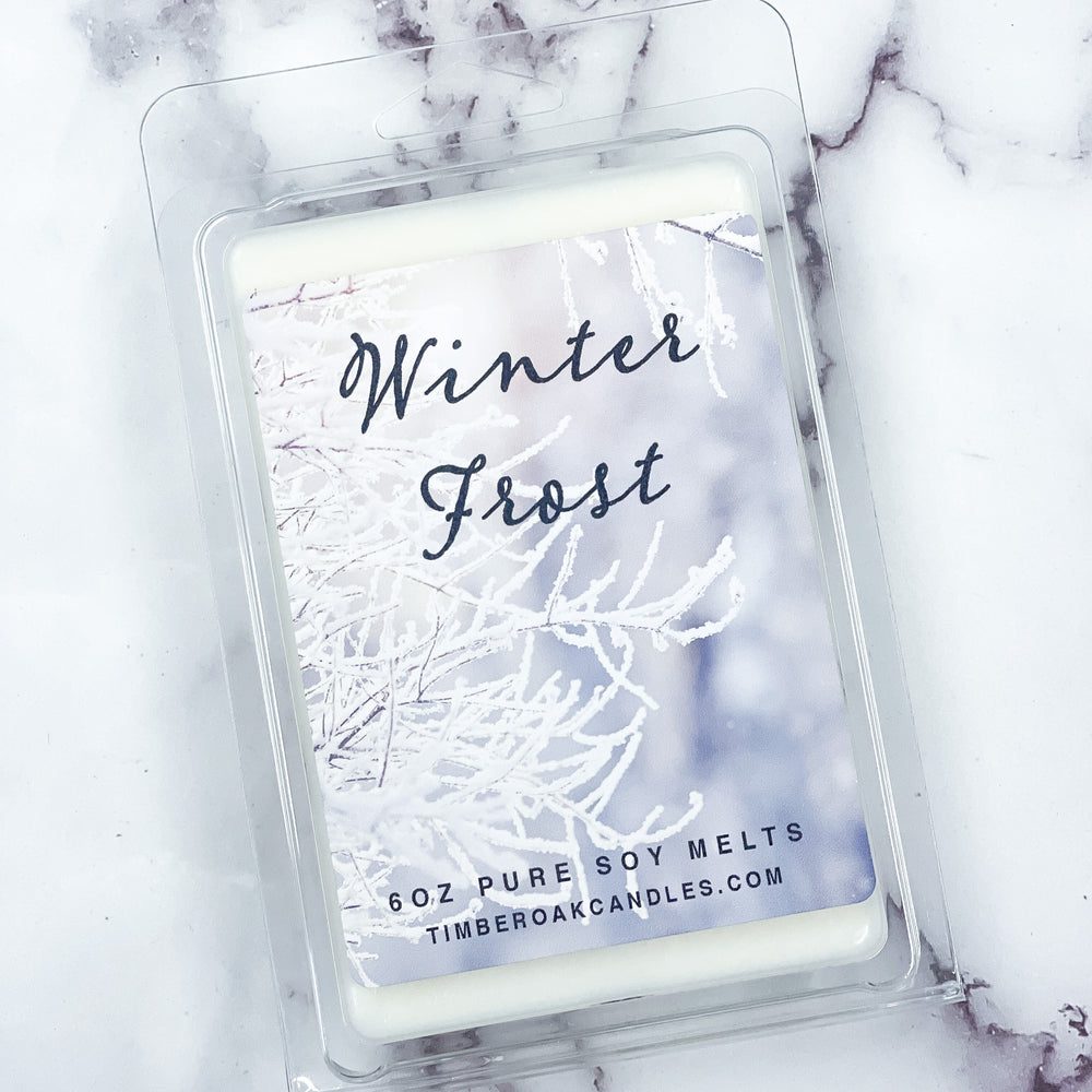 WINTER FROST | 6oz Large Melt | CHRISTMAS | 100% Pure Soy