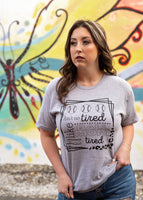 Mom Ball Tired Graphic Tee
