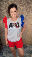 USA Sequin Top *

