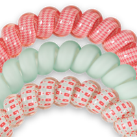 Spiral Hair Coil | Large | Calming Coral
