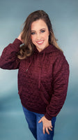 Wine Down Pullover Top
