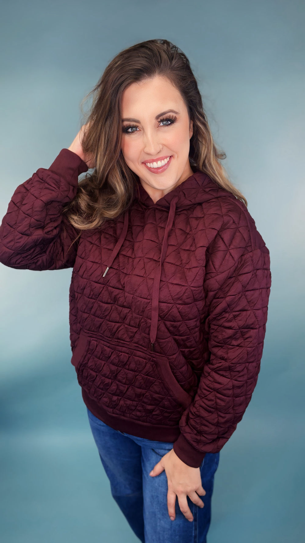 Wine Down Pullover Top