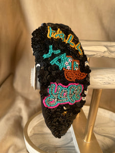 Y'all Western Beaded Headband