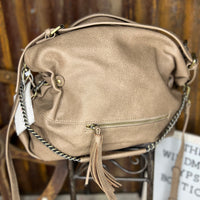 Jamila Tote- Mushroom