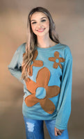 Sage Petal Pop Sweatshirt
