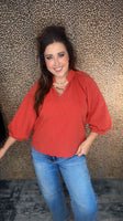 Copper Sunset Top
