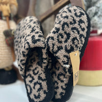 Winter Luxury Soft Leopard  House Shoes