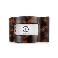 Flat Rectangle Hair Clip | Medium | Tortoise
