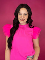 I Love Her Top- Hot Pink
