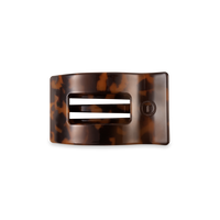 Tortoise | Small | Flat Rectangle Hair Clip
