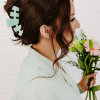 Classic Mint to Be Large Hair Clip